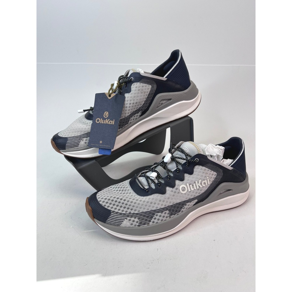 OluKai x Aftco Ahi Men's Size 10 Sterling Ash Athletic Shoes Sneakers